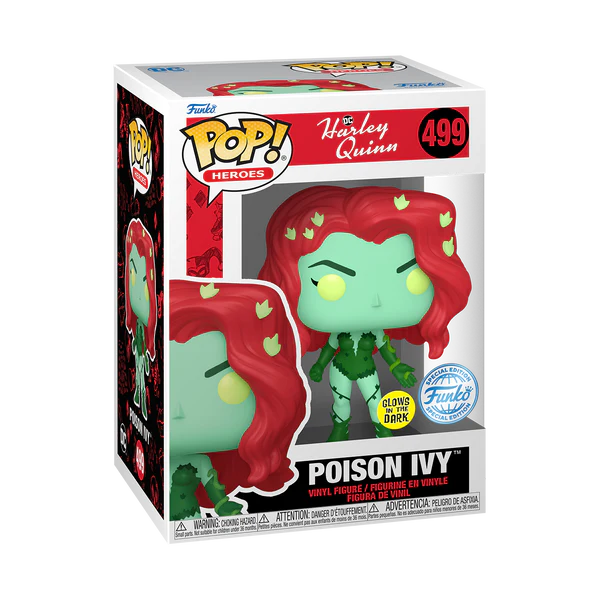 Harley Quinn: Animated - Poison Ivy (Plant Suit) Glow Funko Pop!