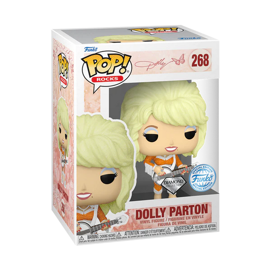 Dolly Parton - Dolly Parton with Guitar Diamond Glitter Funko Pop!