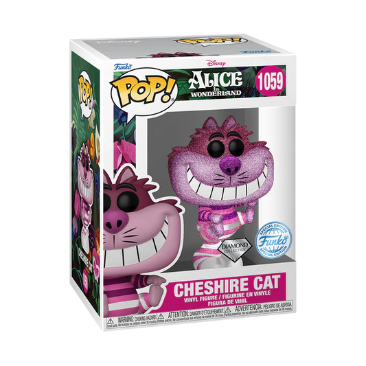 Alice in Wonderland - Cheshire Cat Diamond Glitter Funko Pop!