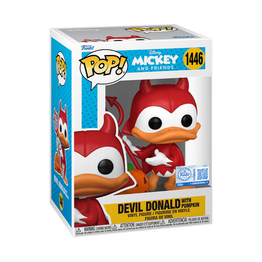 Mickey And Friends - Devil Donald With Pumpkin #1446 Funko Pop!
