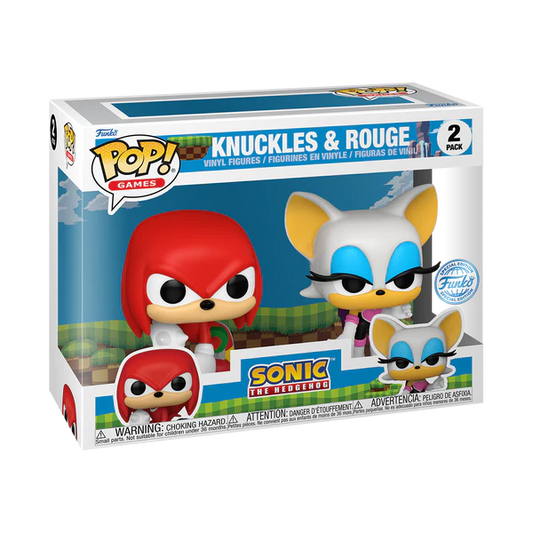 Sonic The Hedgehog - Knuckles and Rouge Funko Pop! 2-Pack