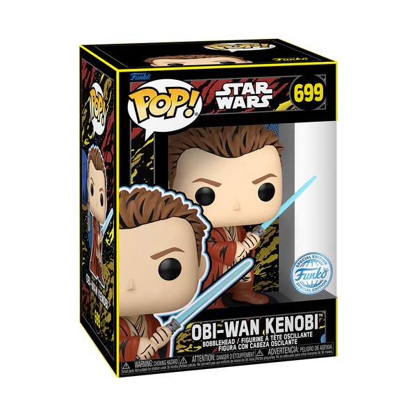 Star Wars: Phantom Menace 25th Anniversary - Obi-Wan Kenobi Retro Funko Pop!