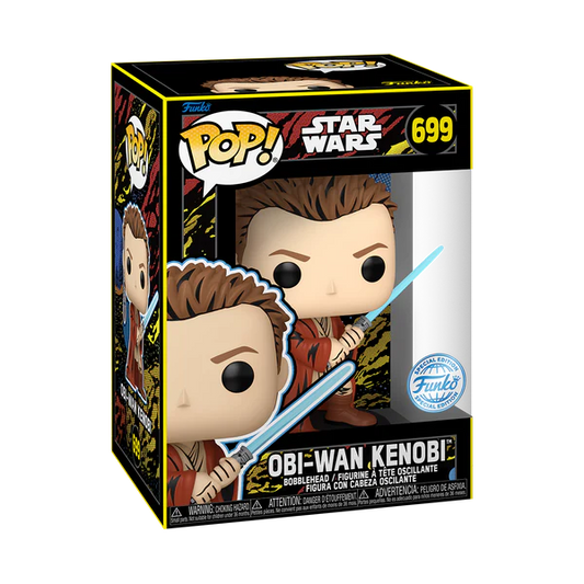 Star Wars: Phantom Menace 25th Anniversary - Obi-Wan Kenobi Retro Funko Pop!