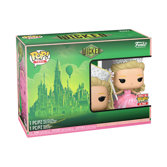 Wicked - Glinda Pearlescent Funko Pop! & Tee (Size Small)