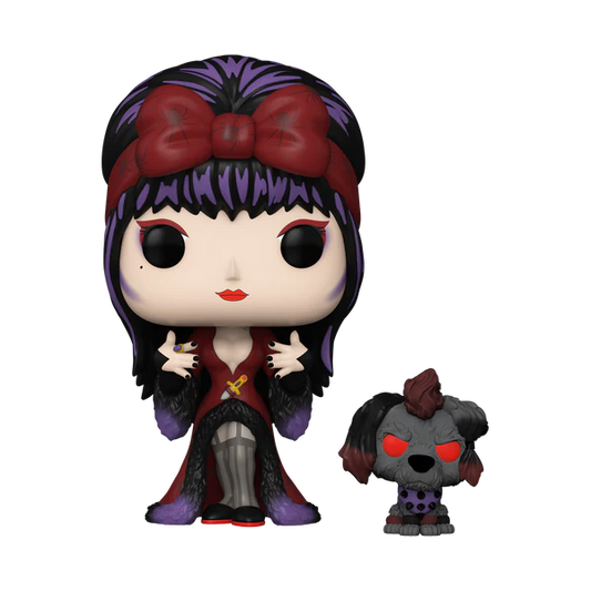 Elvira: Mistress of the Dark - Elvira and Gonk (Moonlight) Funko Pop!