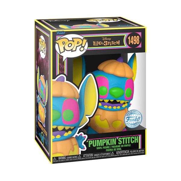 Lilo & Stitch - Pumpkin Stitch (Blacklight) Funko Pop!