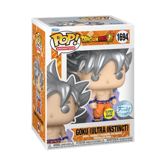 Dragon Ball Super - Goku Ultra Instinct (Glow) Funko Pop!