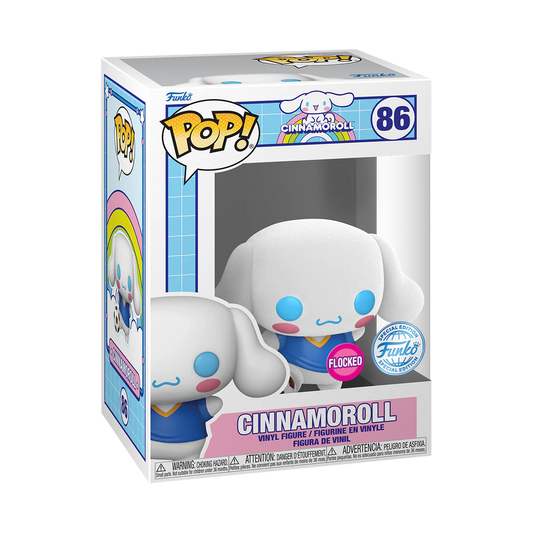 Sanrio - Cinnamoroll (Flocked) with Soccer Ball Funko Pop!