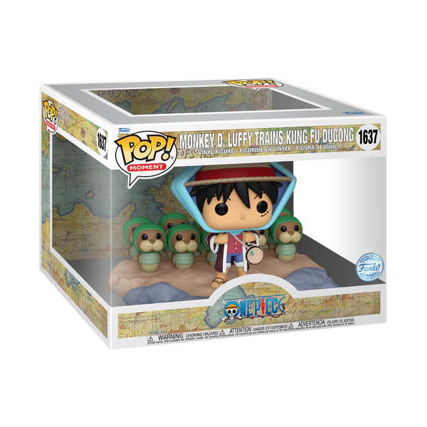 One Piece - Monkey D. Luffy Trains Kung Fu Dugong Funko Pop! Moment
