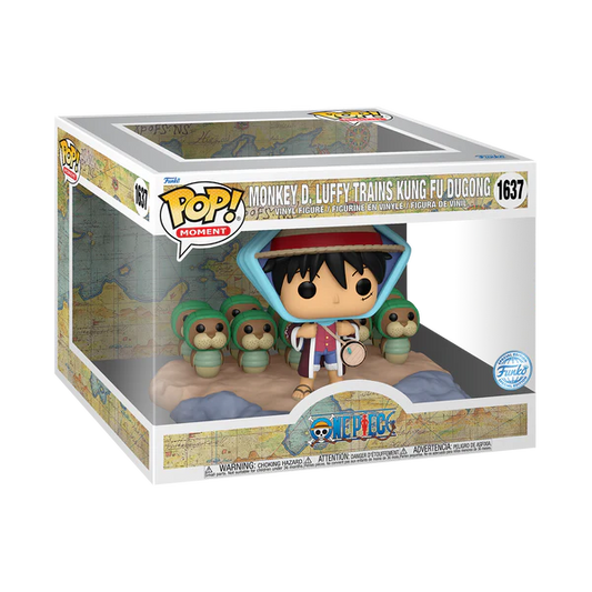 One Piece - Monkey D. Luffy Trains Kung Fu Dugong Funko Pop! Moment