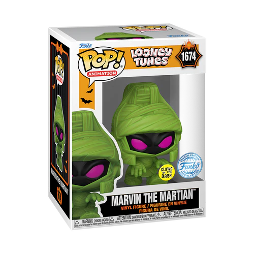 Looney Tunes - Marvin The Martian Mummy (Glow) Funko Pop!