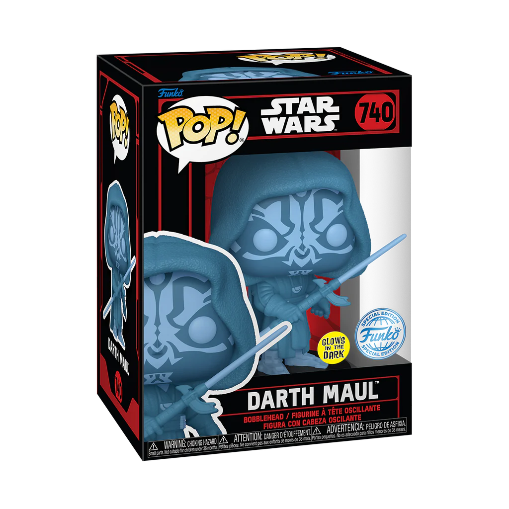 Star Wars: Dark Side - Darth Maul (Hologram) Glow Funko Pop!