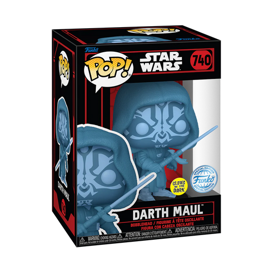 Star Wars: Dark Side - Darth Maul (Hologram) Glow Funko Pop!