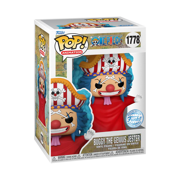 One Piece - Buggy The Genius Jester Funko Pop!