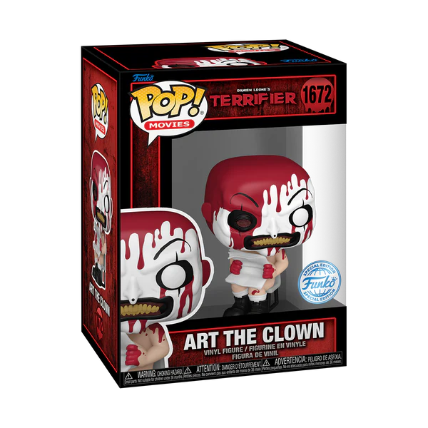 Terrifier - Art The Clown (With Newspaper) Funko Pop!