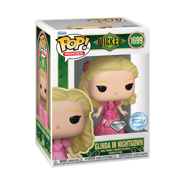 Wicked - Glinda In Nightgown (Diamond Glitter) Funko Pop!