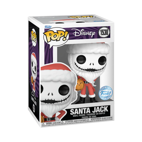 The Nightmare Before Christmas - Santa Jack with Jack-O-Lantern Funko Pop!