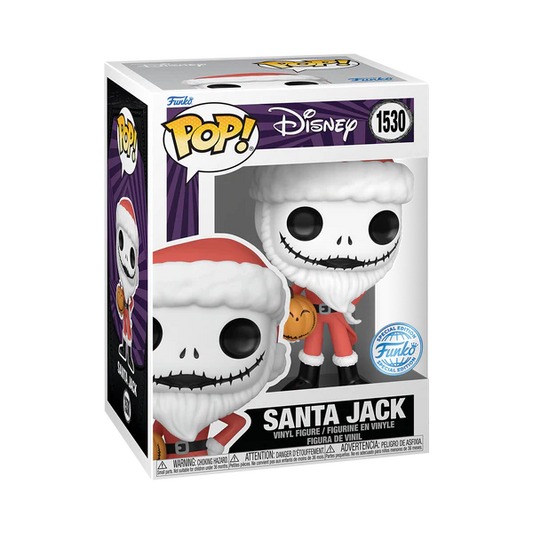 The Nightmare Before Christmas - Santa Jack with Jack-O-Lantern Funko Pop!