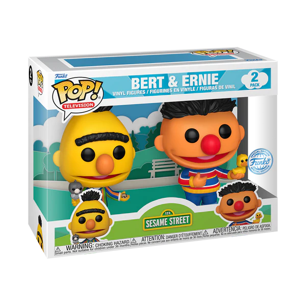 Sesame Street - Bert and Ernie Funko Pop! 2-pack