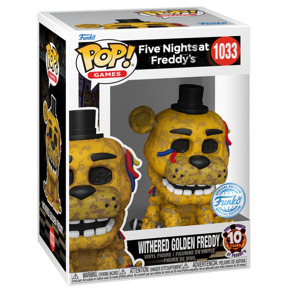 Five Nights at Freddy’s - Withered Golden Freddy Funko Pop!