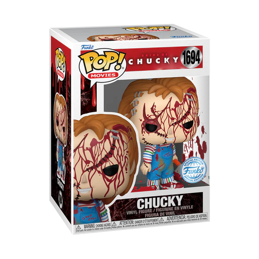 Bride of Chucky - Chucky (Bloody) Funko Pop!