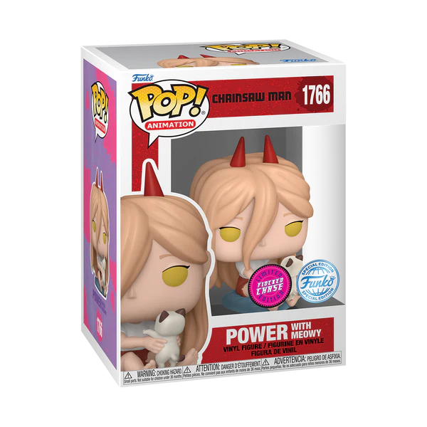 Chainsaw Man - Power with Meowy Common + Chase Funko Pop! Bundle