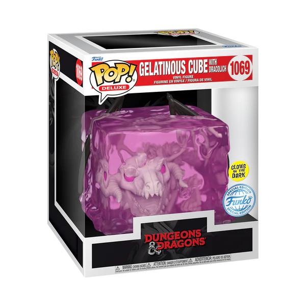 Dungeons and Dragons - Gelatinous Cube with Dracolich (Glow) Funko Pop! Deluxe