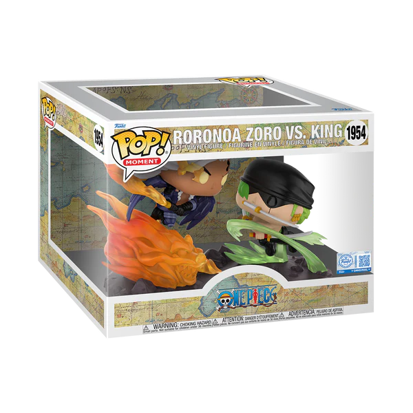 One Piece - Roronoa Zoro vs. King Funko Pop! Moment