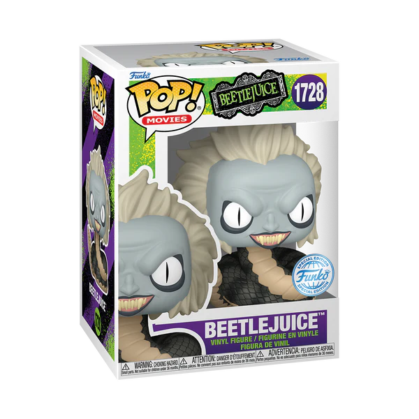 Beetlejuice - Beetlejuice (Snake) Funko Pop!