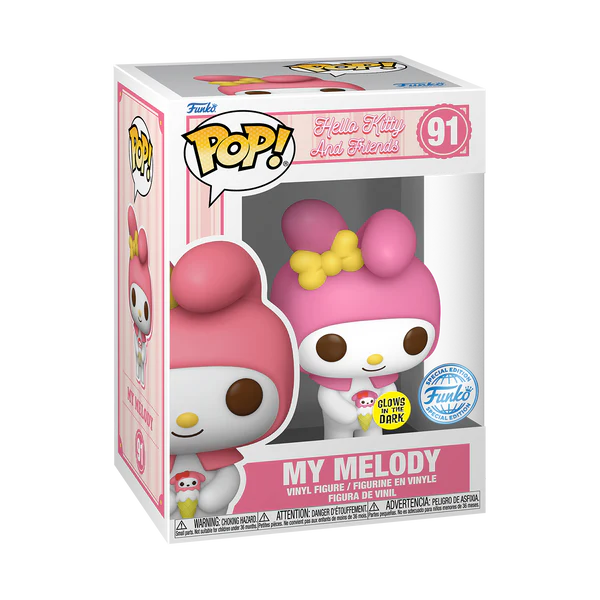 Hello Kitty and Friends - My Melody (Glow) Funko Pop!