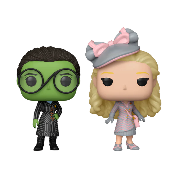Wicked - Elphaba And Glinda In Shiz Uniform Funko Pop! 2-Pack