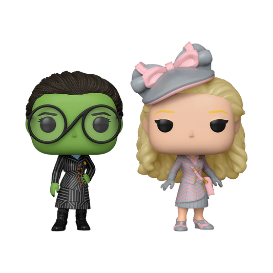 Wicked - Elphaba And Glinda In Shiz Uniform Funko Pop! 2-Pack
