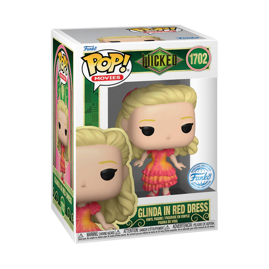 Wicked - Glinda In Red Dress Funko Pop!