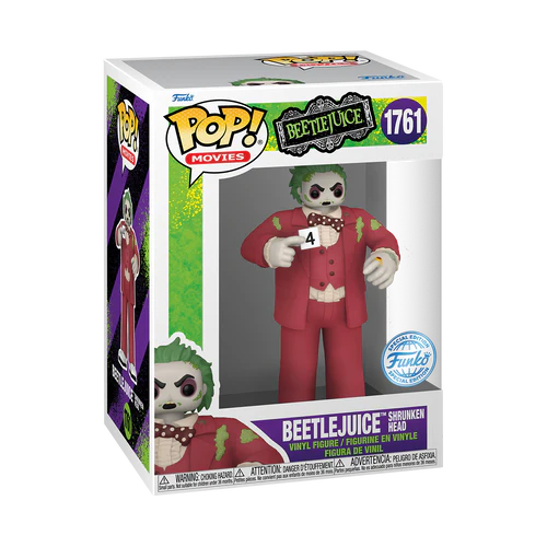 Beetlejuice - Beetlejuice (Shrunken Head) Funko Pop!