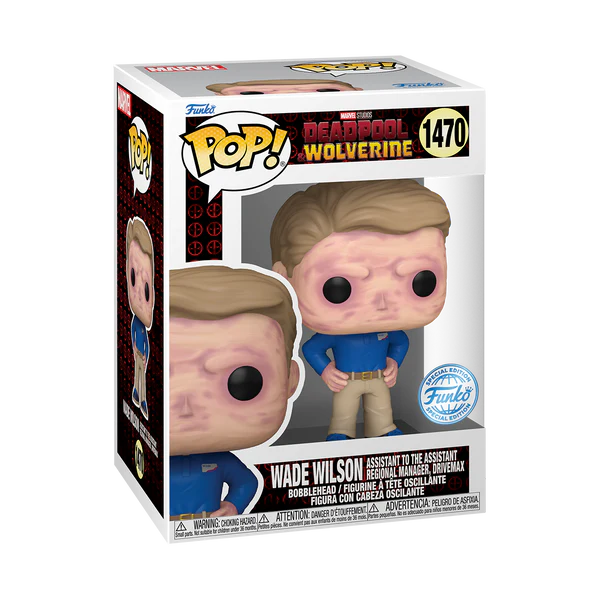 Deadpool & Wolverine - Wade Wilson (Assistant to the Assistant Regional Manager, DriveMax) Funko Pop!