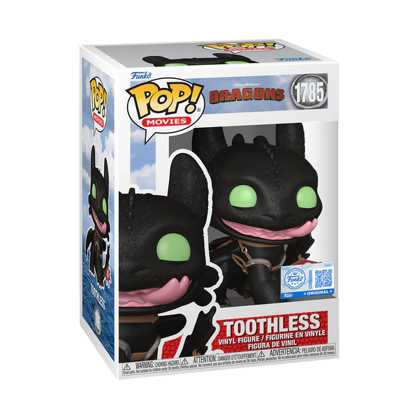 How to Train Your Dragon - Toothless (With Tongue) #1785 Funko Pop!