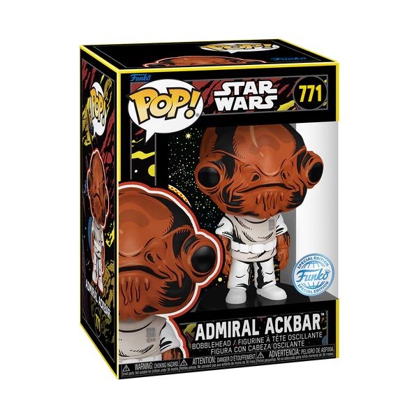 Star Wars - Admiral Ackbar (Retro) Funko Pop!