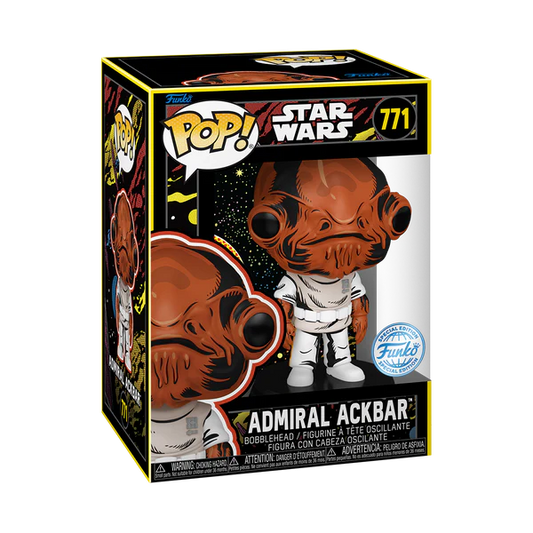 Star Wars - Admiral Ackbar (Retro) Funko Pop!