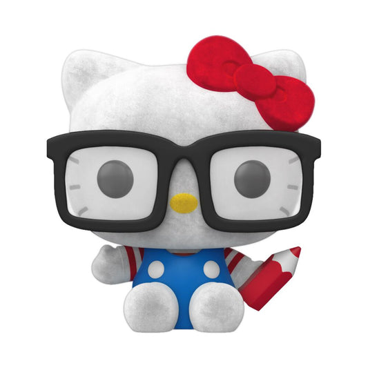 Hello Kitty - Flocked Hipster Nerd Funko Pop!