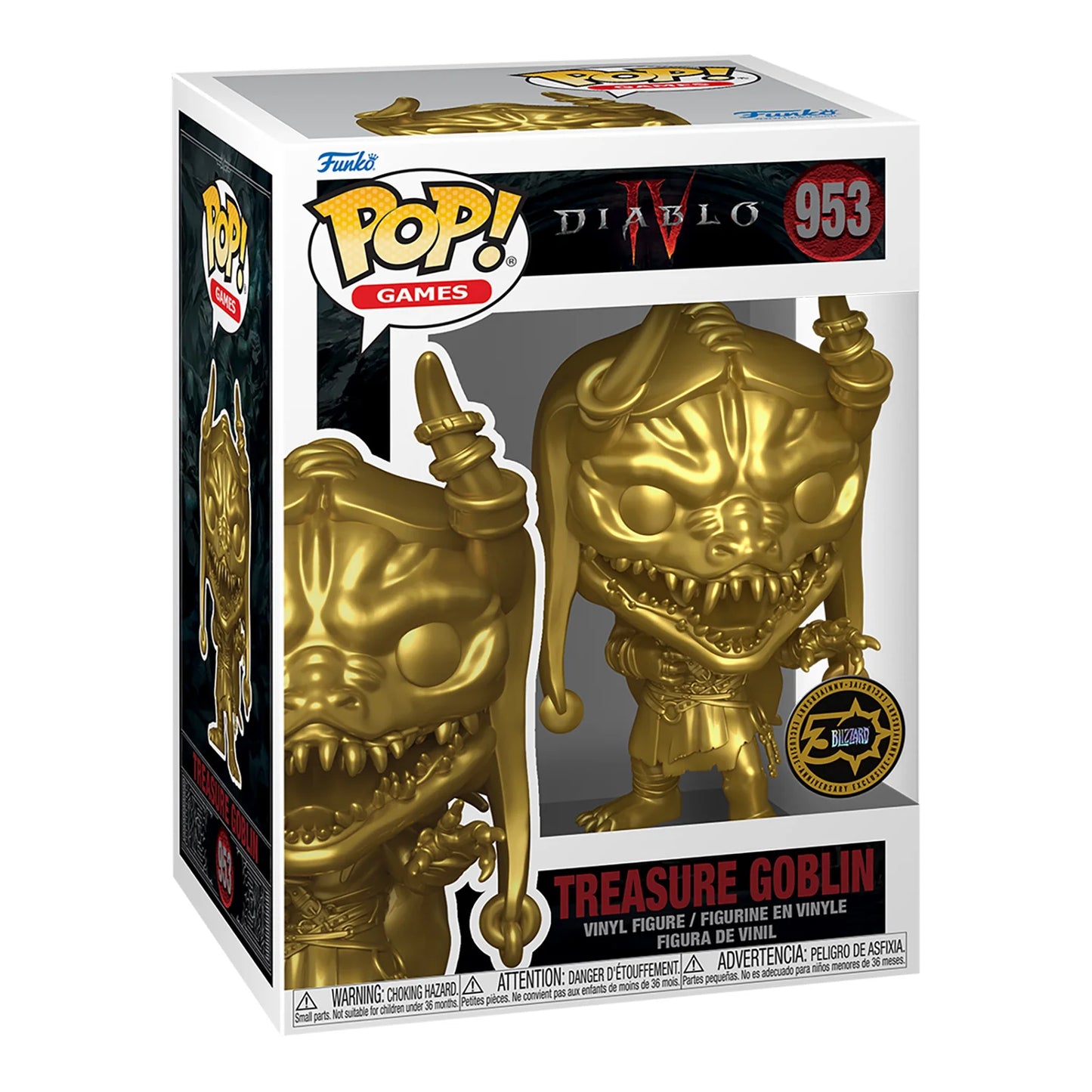 Diablo IV - Treasure Goblin Gold Funko Pop! Blizzard Exclusive