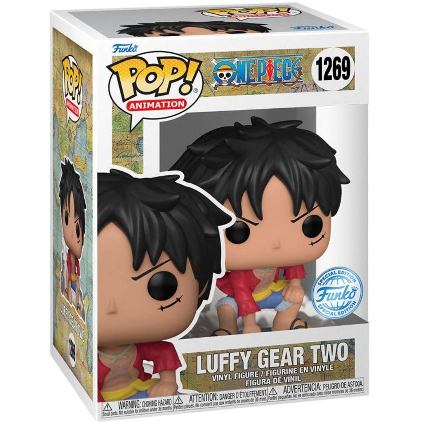 One Piece - Luffy Gear Two Funko Pop! (DAMAGED BOX)
