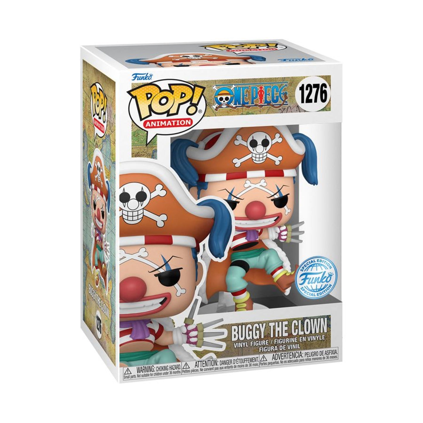 One Piece - Buggy the Clown Funko Pop! (DAMAGED BOX)