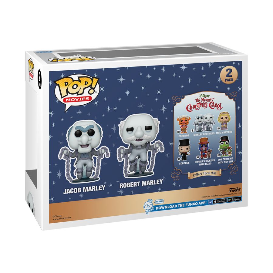 The Muppet's Christmas Carol - Marley Brothers Funko Pop! 2-Pack Vinyl Figure