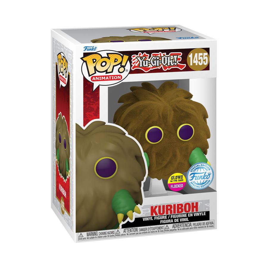 Yu-Gi-Oh! - Kuriboh Flocked Glow-in-the-Dark Funko Pop!