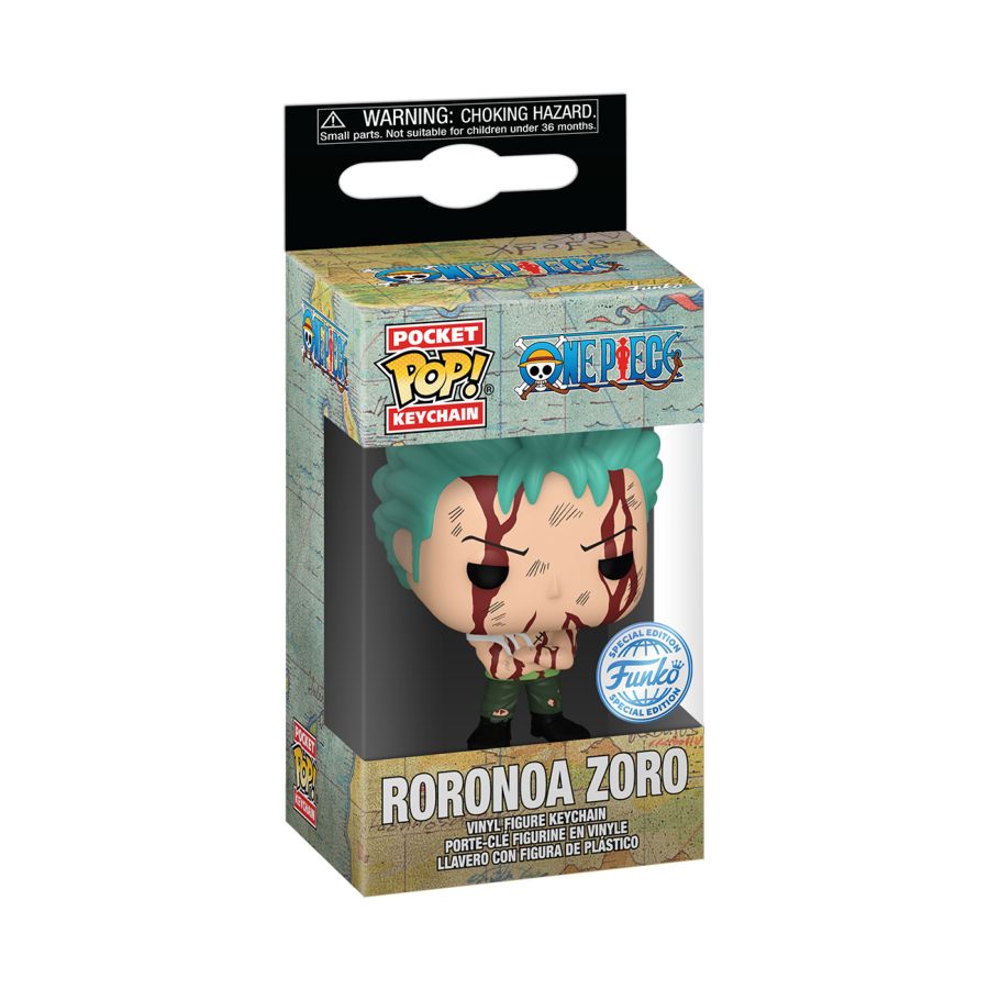 One Piece - Roronoa Zoro "Nothing Happened" Exclusive Funko Pop! Keychain