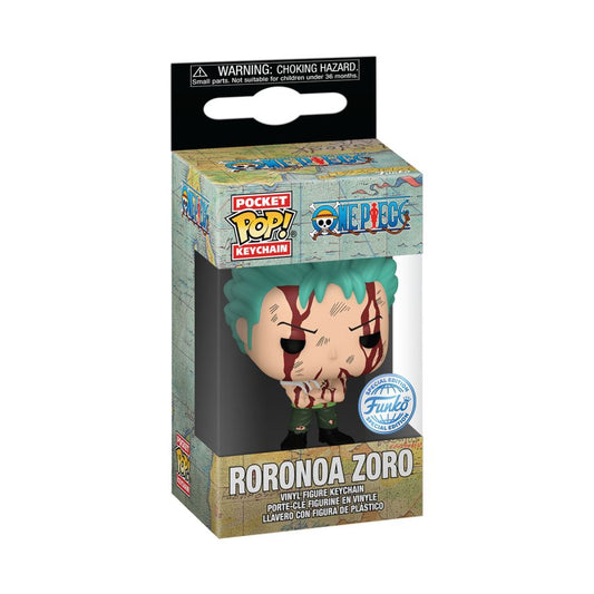 One Piece - Roronoa Zoro "Nothing Happened" Exclusive Funko Pop! Keychain