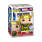 Marvel Comics - Loki with Holiday Sweater Metallic Funko Pop!