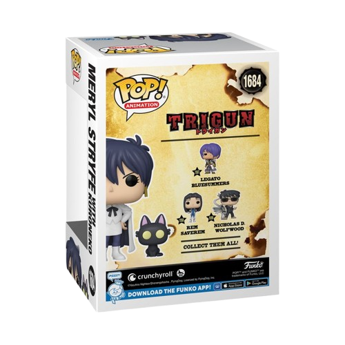 Trigun - Meryl Stryfe with Kuroneko 2024 Fall Convention Exclusive Funko Pop!