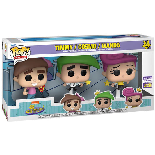 The Fairly OddParents - Fairly OddParents 3-Pack Funko Pop! Summer Convention 2023 Exclusive (DAMAGED BOX)