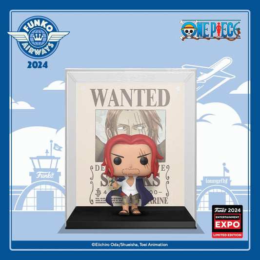 One Piece - Shanks Wanted Poster C2E2 Expo Exclusive Funko Pop! Poster